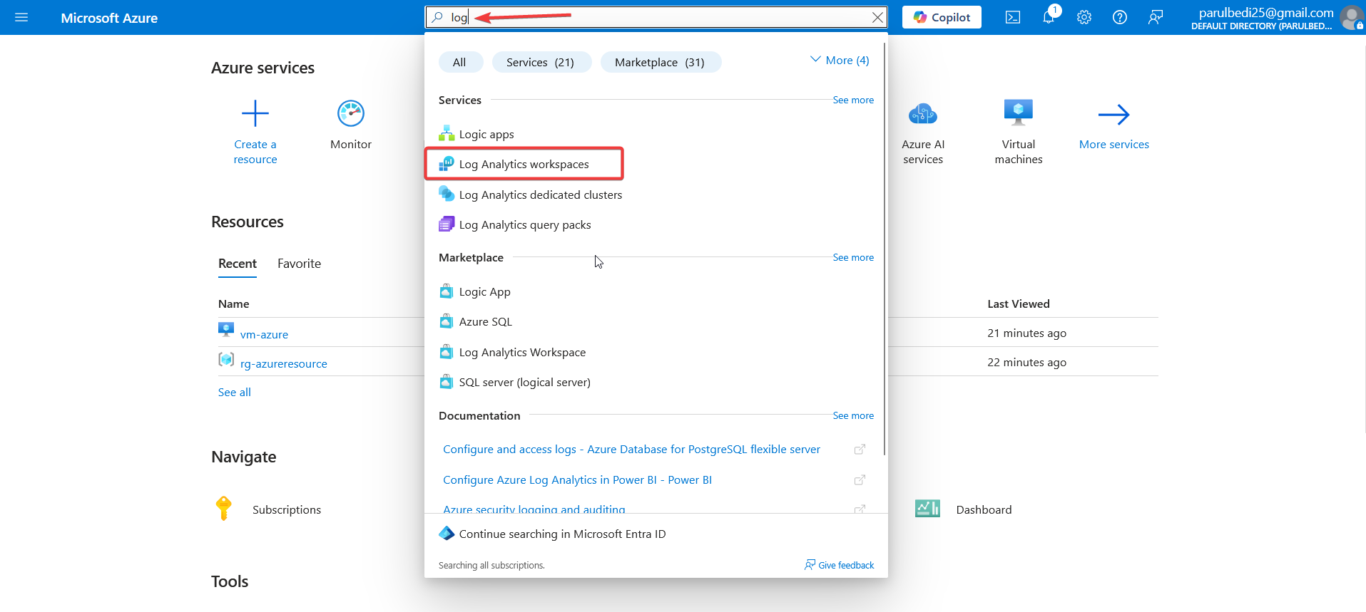 Log Analytics Workspace