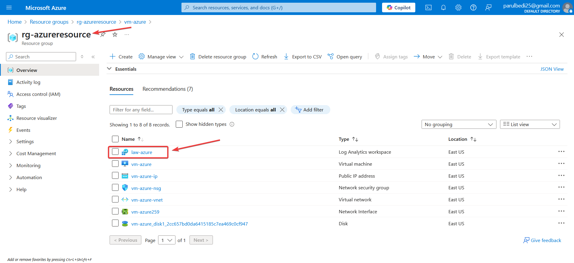 Log Analytics Logs