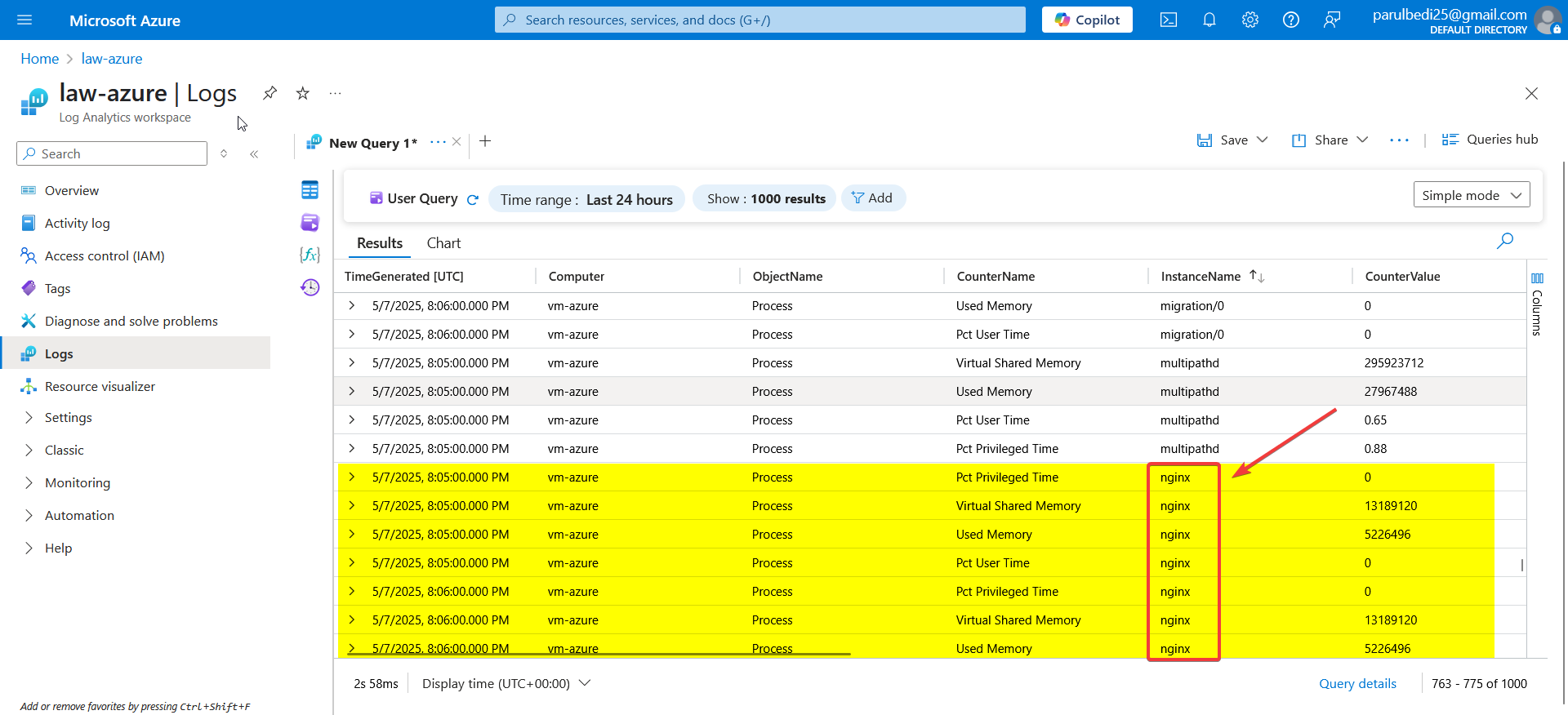 Log Analytics Logs