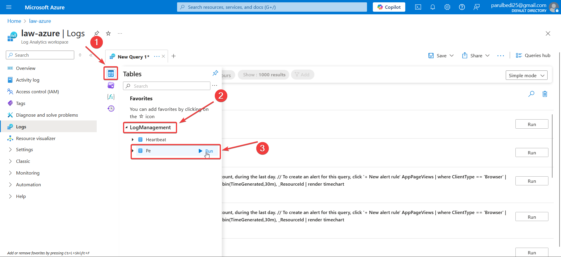 Log Analytics Logs